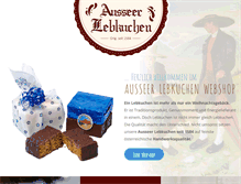 Tablet Screenshot of lebkuchen.at